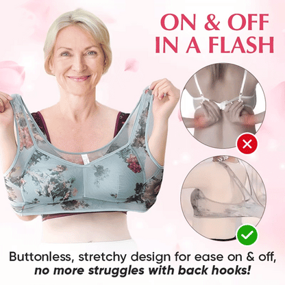 🔥LAST DAY🔥Comfortable lace bra without buttons
